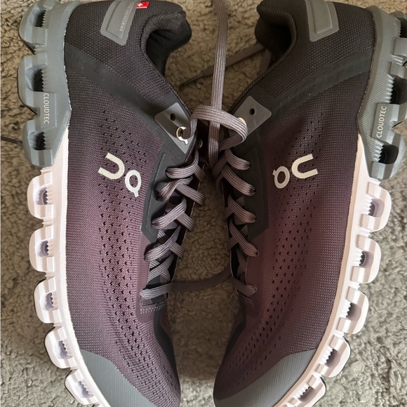 On Cloudflow Running Shoes Men’s 8 Black Asphalt NEW In Box - Picture 2 of 7